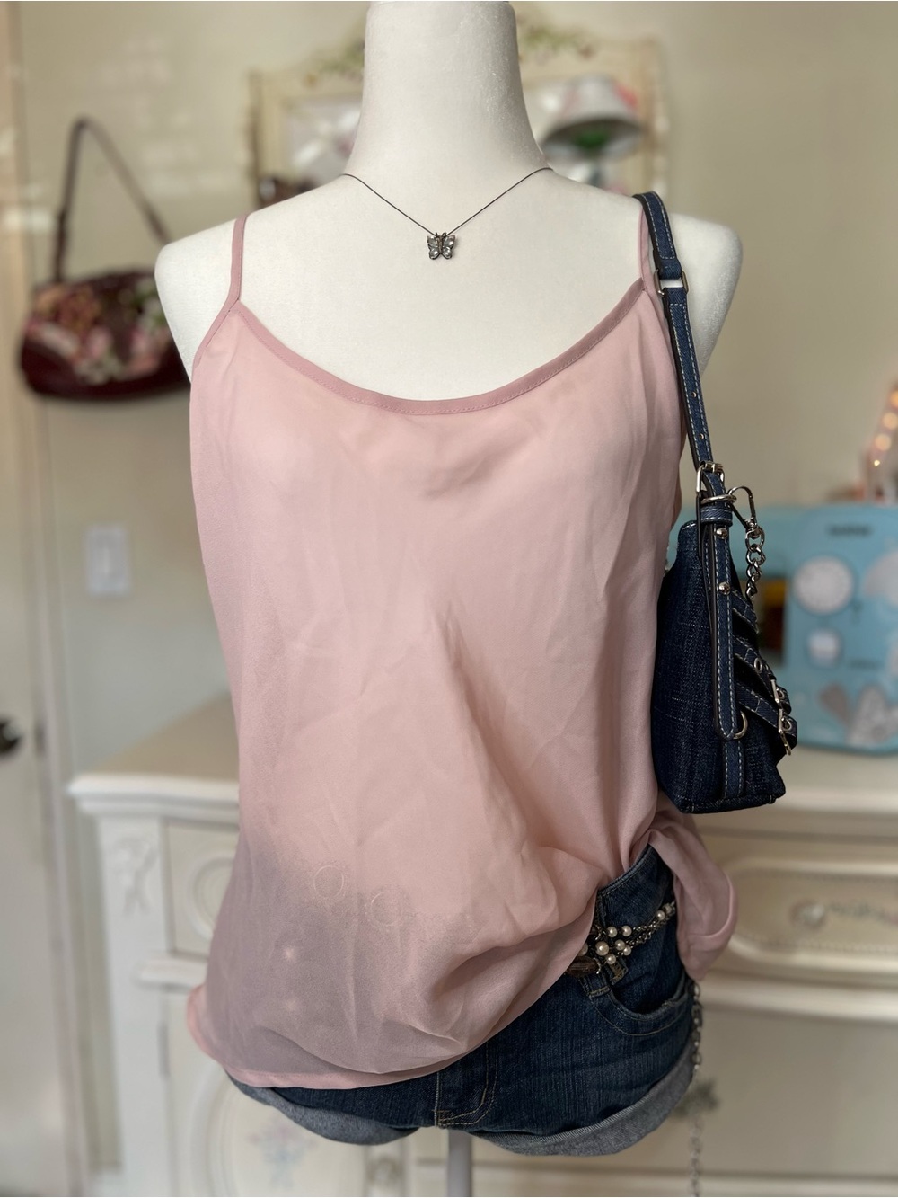 Apt. 9 Blush Pink Spaghetti Strap Camisole